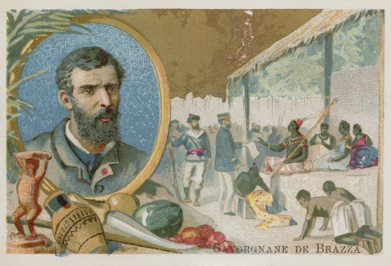 Pierre Savorgnan de Brazza, İtalyan asıllı Fransız kaşif by French School