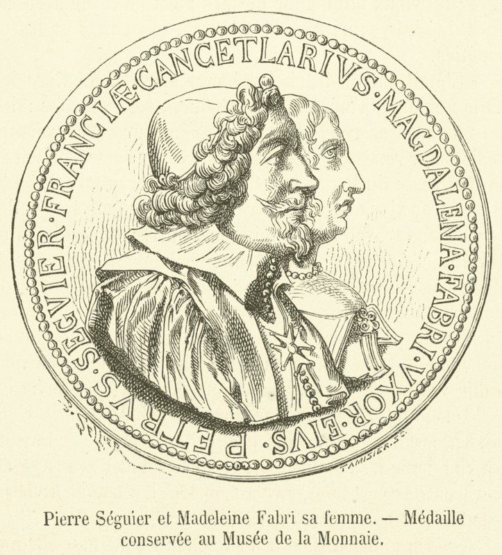 Pierre Seguier ve Madeleine Fabri, eşi Madalya, Para Müzesi