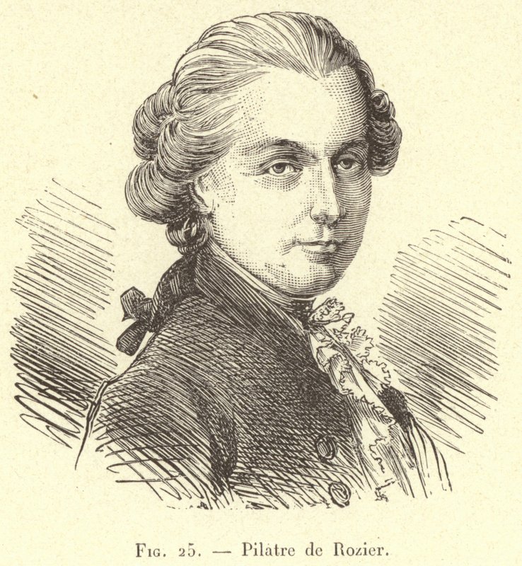 Pilatre de Rozier (gravür) by French School
