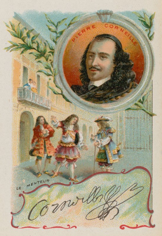 Oyun yazarı ve oyun yazarı Pierre Corneille by French School