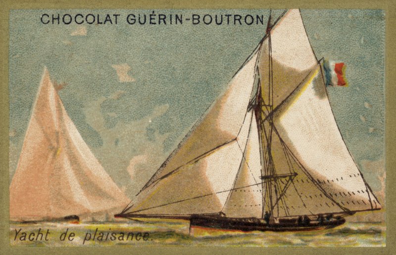 Zevk yatı (chromolitho) by French School