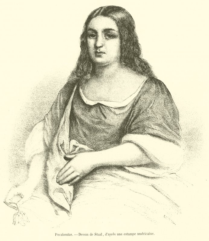 Pocahontas (gravür) by French School