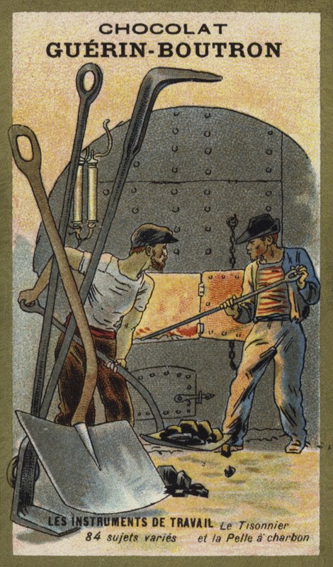 Poker ve kömür küreği by French School
