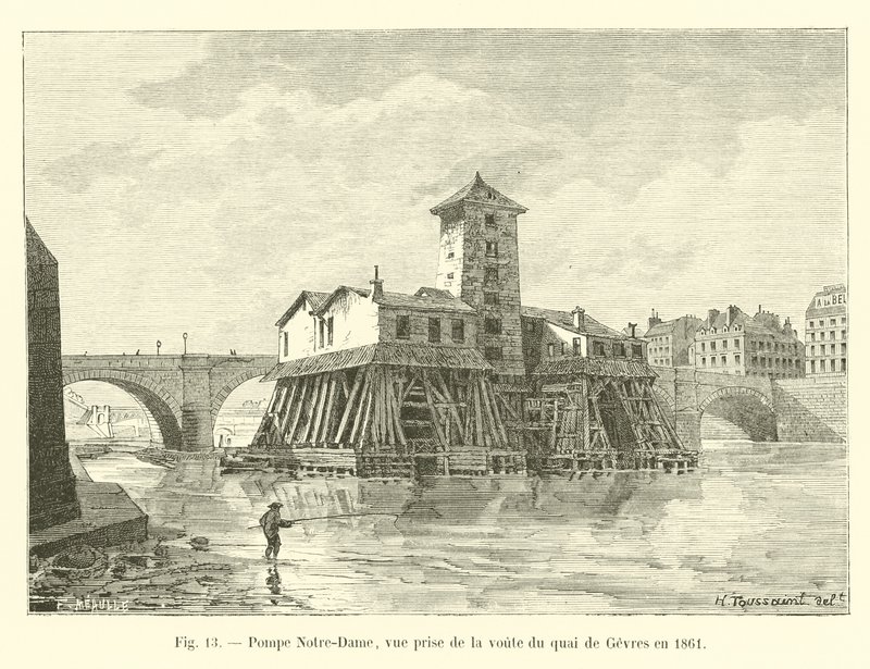Notre-Dame pompası, 1861