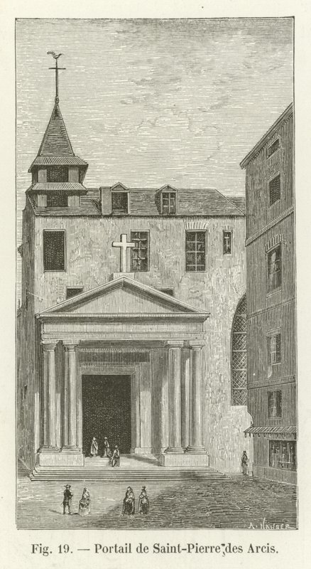 Saint-Pierre des Arcis Portalı by French School