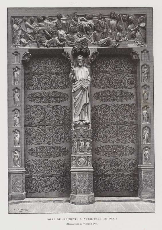Son Yargının Portalı, Notre Dame de Paris (litto) by French School