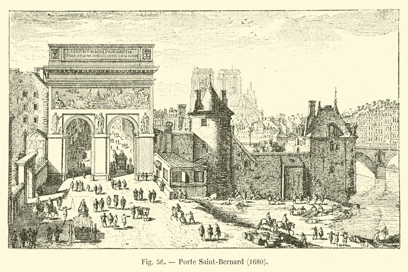 Porte Saint-Bernard, 1680 by French School