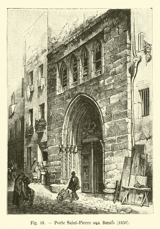 Porte Saint-Pierre aux Boeufs, 1830 by French School