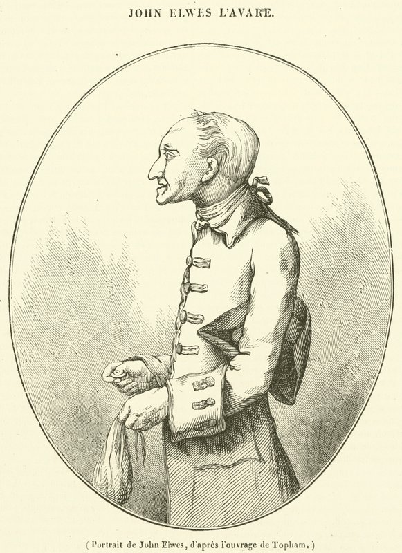 Portrait de John Elwes (gravür) by French School