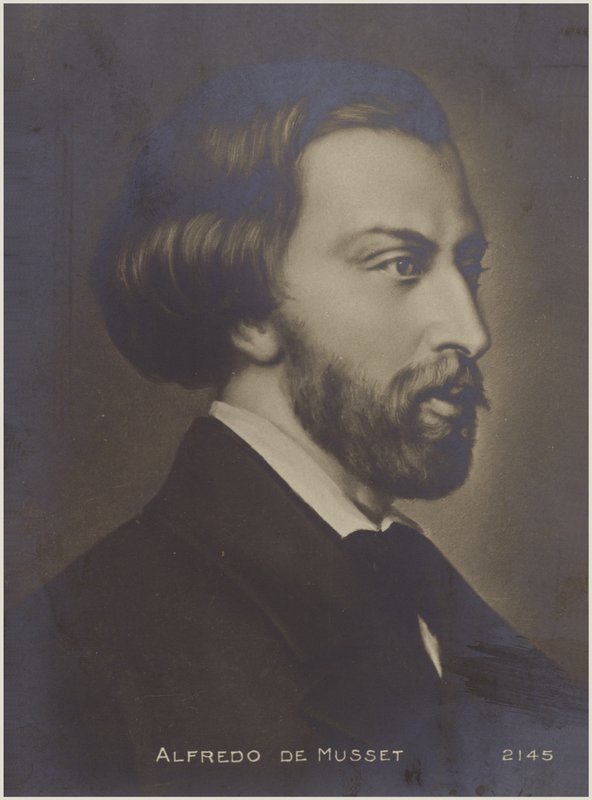 Alfred de Musset'in Portresi by French School