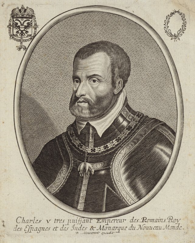 Charles V, Kutsal Roma İmparatoru portresi by French School