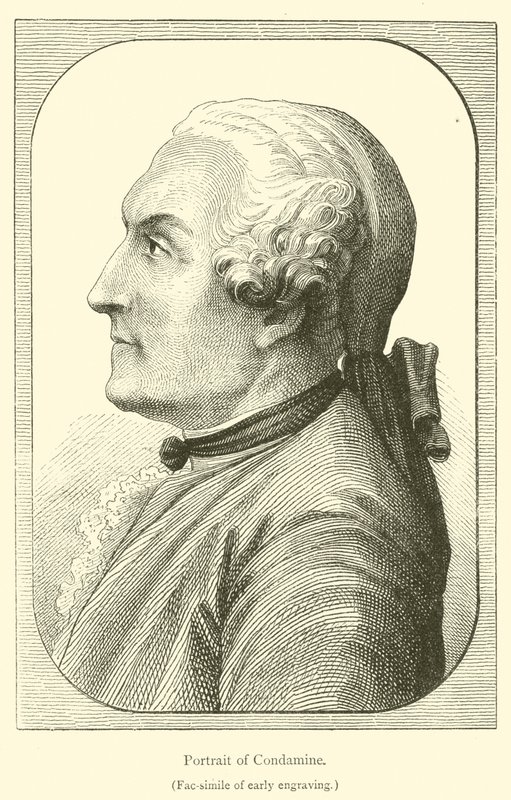 Condamine Portresi (gravür) by French School
