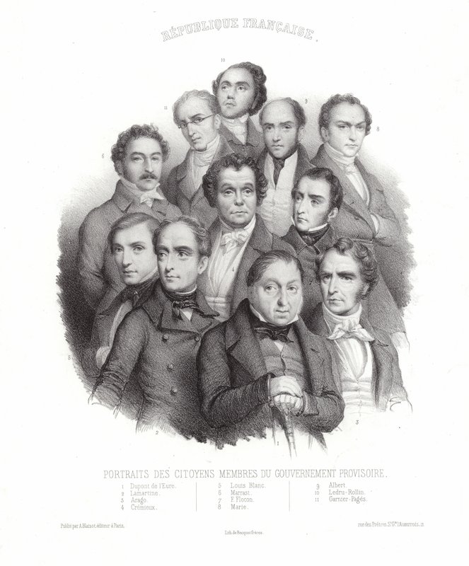 Geçici Hükümetin Vatandaş Üyelerinin Portreleri by French School
