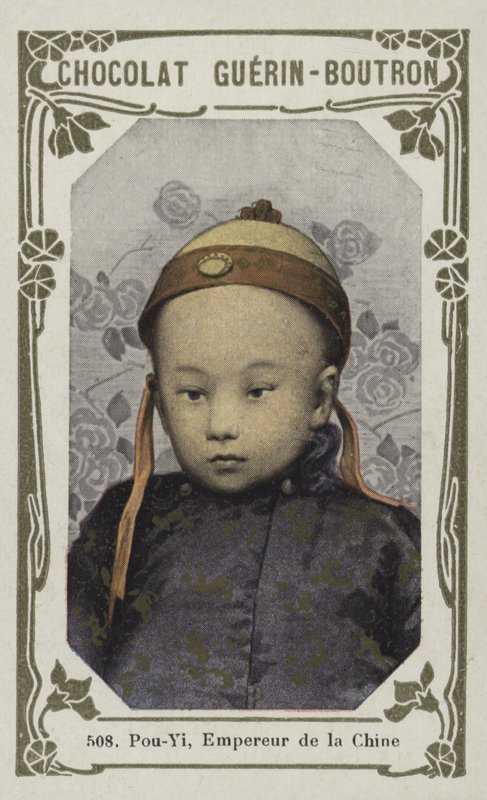 Pou-Yi, Çin İmparatoru (renkli fotoğraf) by French School