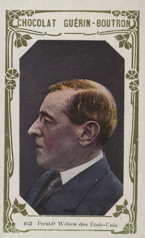Amerika Birleşik Devletleri Başkanı Wilson (renkli fotoğraf) by French School