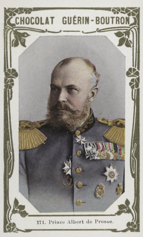 Prusya Prensi Albert (renkli fotoğraf) by French School