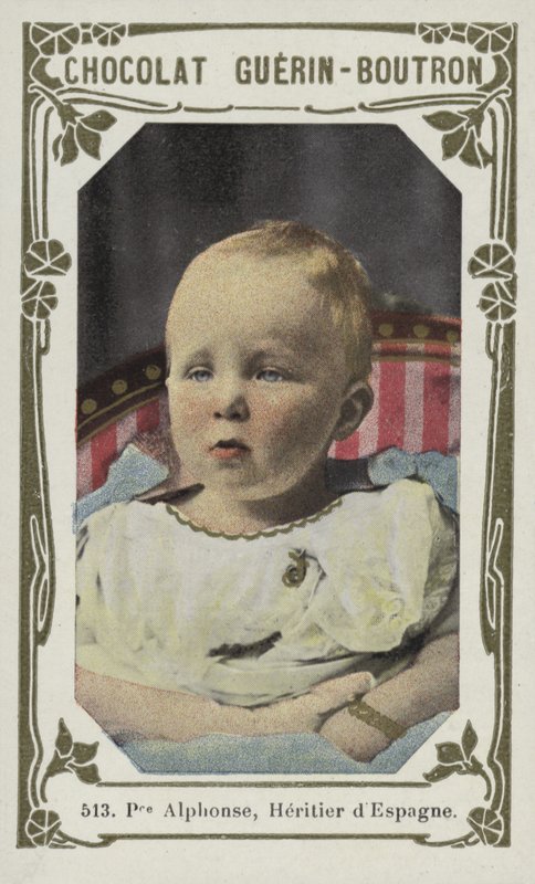 Prens Alphonse, Heritier dEspagne (renkli fotoğraf) by French School