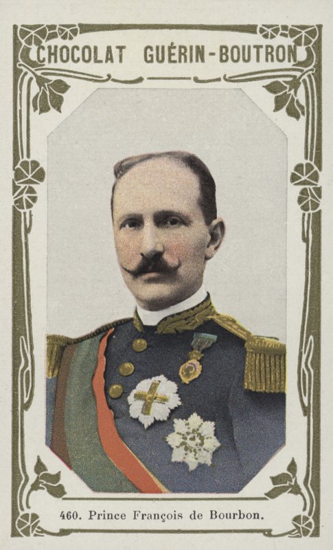 Prens Francois de Bourbon (renkli fotoğraf) by French School