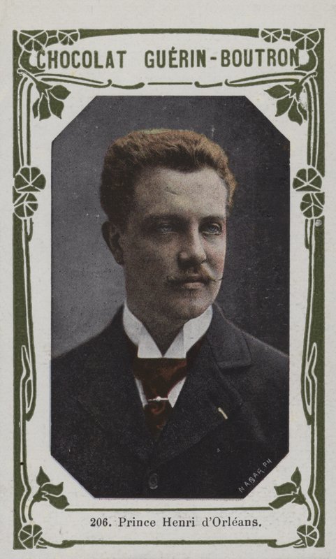 Prens Henri dOrleans (renkli fotoğraf) by French School