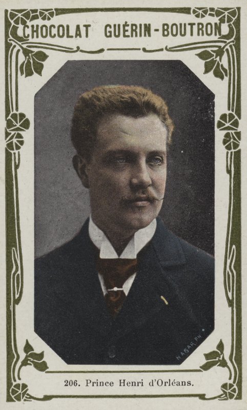 Prens Henri dOrleans (renkli fotoğraf) by French School