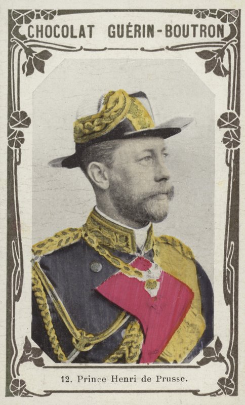 Prusya Prensi Henry (renkli fotoğraf) by French School