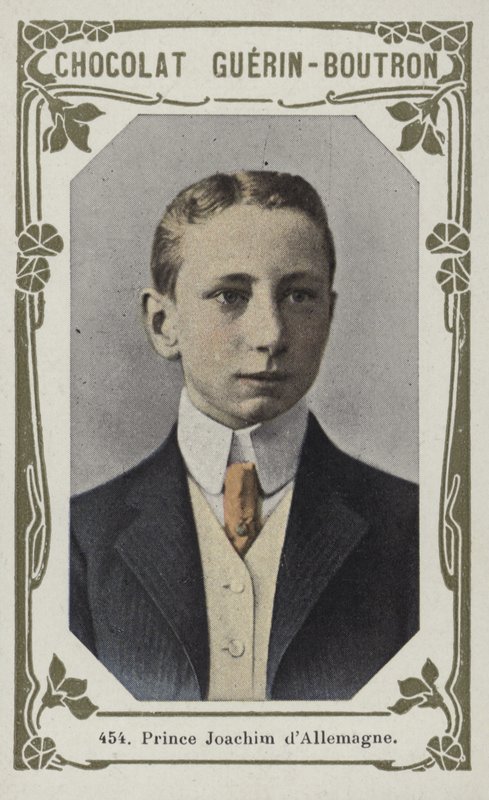 Prens Joachim dAllemagne (renkli fotoğraf) by French School