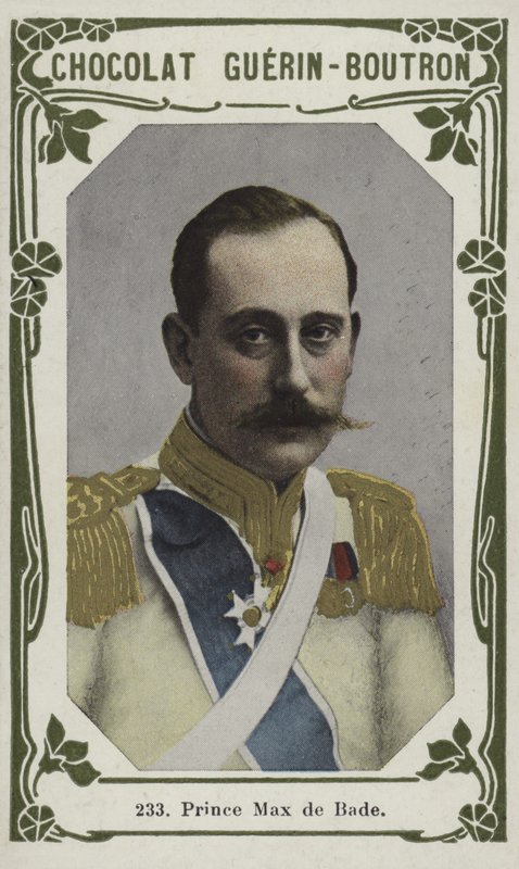 Prens Max de Bade (renkli fotoğraf) by French School