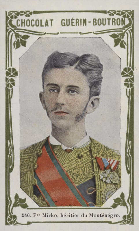 Prens Mirko, heritier du Montenegro (renkli fotoğraf) by French School