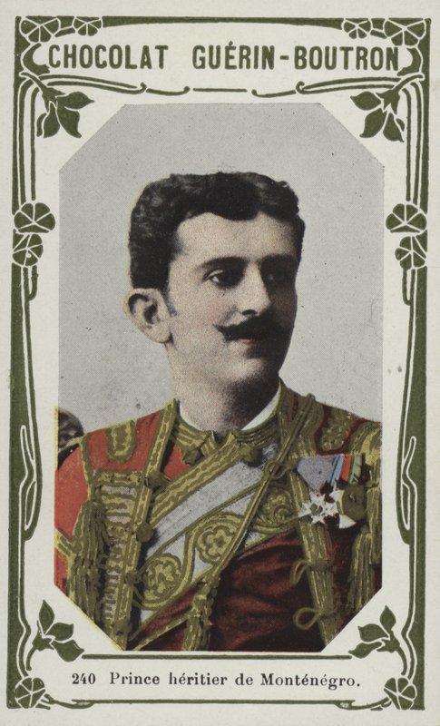 Prince heritier de Montenegro (renkli fotoğraf) by French School