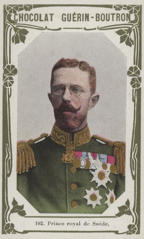 Prens kraliyet de Süet (renkli fotoğraf) by French School