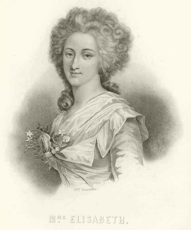 Fransa Prensesi Elisabeth by French School