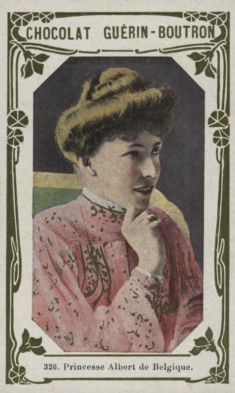Belçika Prensesi Albert (renkli fotoğraf) by French School