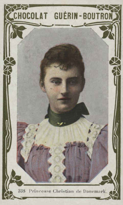 Danimarka Prensesi Christian (renkli fotoğraf) by French School