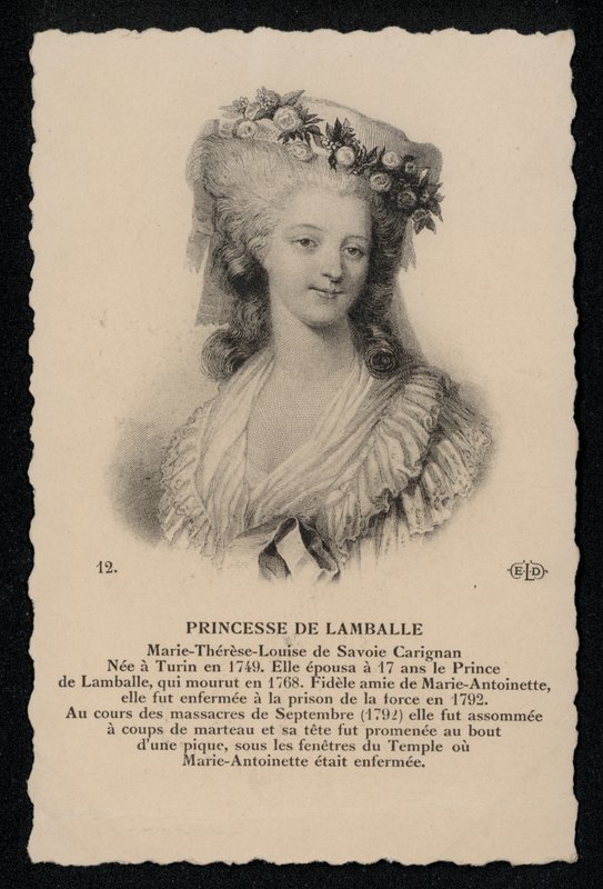 Prenses De Lamballe (taş) by French School