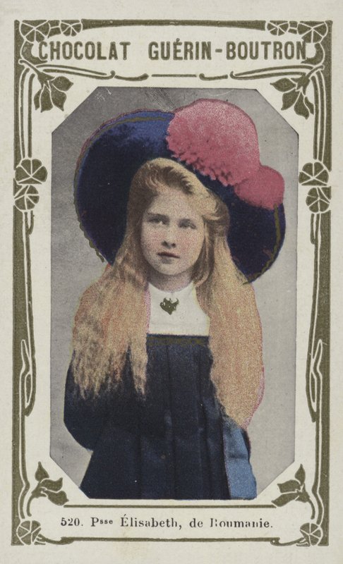 Romanya Prensesi Elisabeth (renkli fotoğraf) by French School