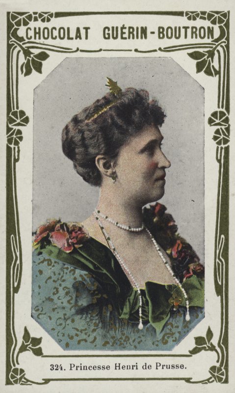 Prusya Prensesi Henry (renkli fotoğraf) by French School