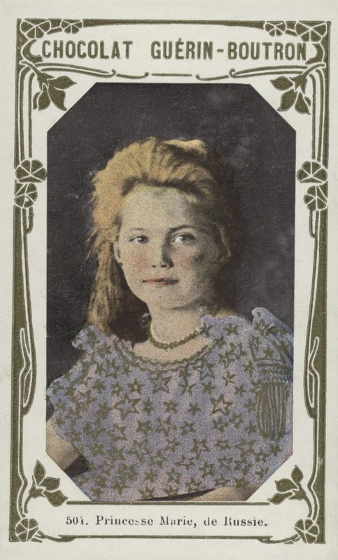 Rusya Prensesi Marie (renkli fotoğraf) by French School