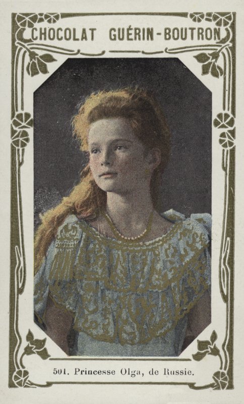 Rusya Prensesi Olga (renkli fotoğraf) by French School