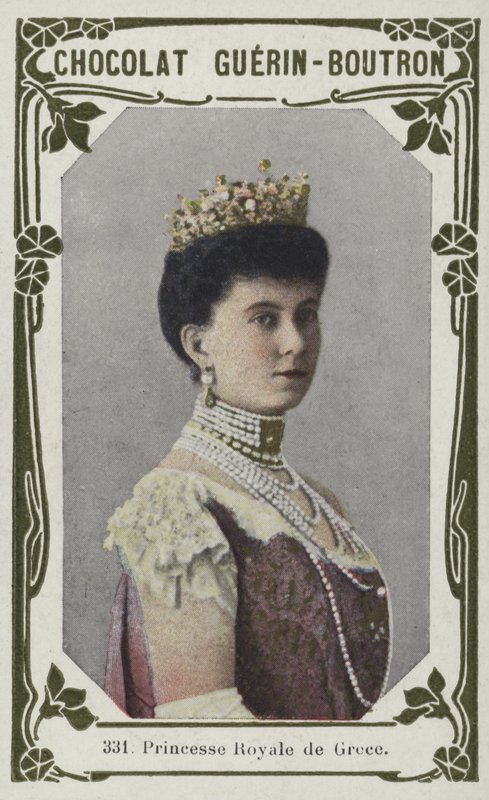 Yunanistan Kraliyet Prensesi (renkli fotoğraf) by French School