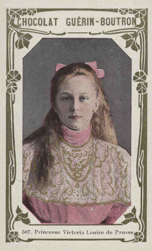Prusya Prensesi Victoria Louise (renkli fotoğraf) by French School