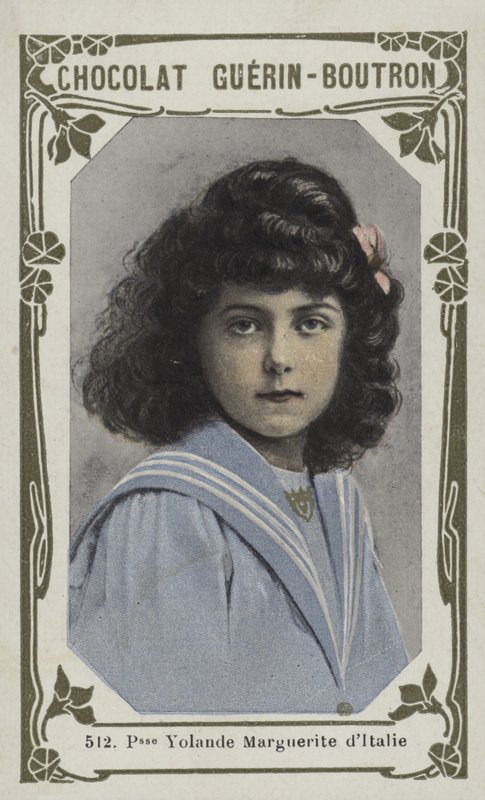 İtalya Prensesi Yolande Marguerite (renkli fotoğraf) by French School