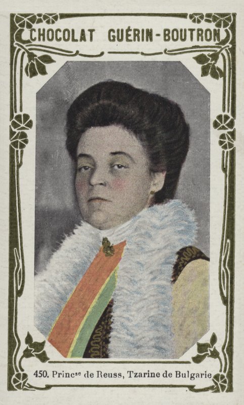 Reuss Prensesi, Bulgaristan Tzarine (renkli fotoğraf) by French School
