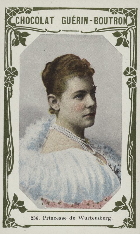 Württemberg Prensesi (renkli fotoğraf) by French School