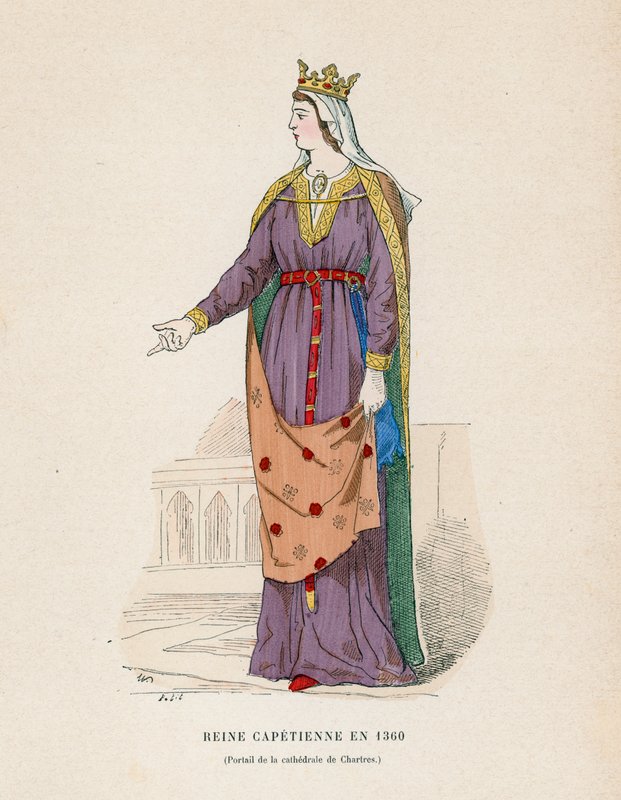 1360 yılında Kraliçe by French School