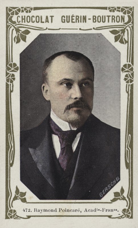 Raymond Poincare, Academie-Francaise (renkli fotoğraf) by French School
