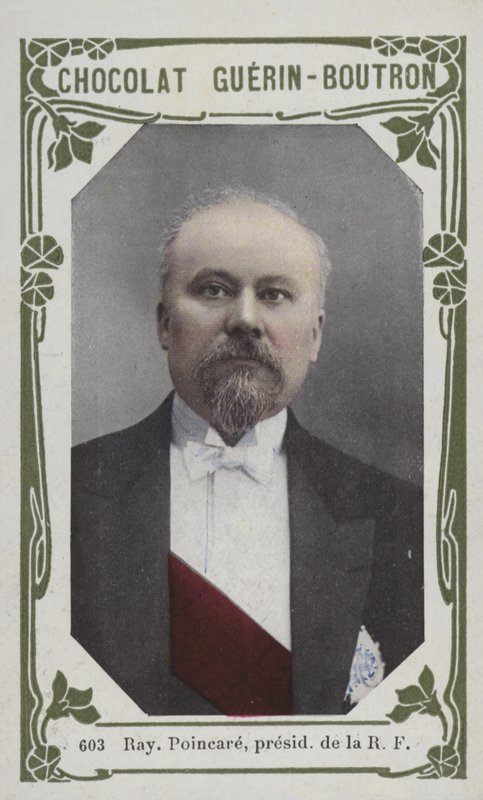 Fransa Cumhurbaşkanı Raymond Poincare (renkli fotoğraf) by French School
