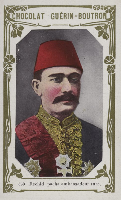 Rechid, Türkiye Büyükelçisi Paşa (renkli fotoğraf) by French School