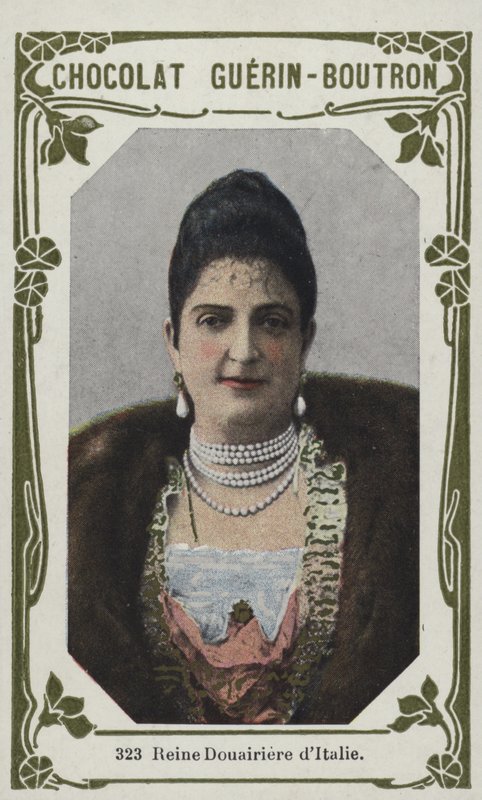 İtalya Kraliçesi Douiriere (renkli fotoğraf) by French School