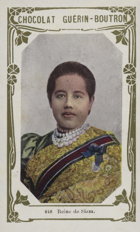 Reine de Siam (renkli fotoğraf) by French School