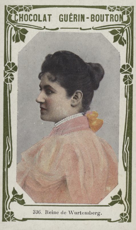 Reine de Würtemberg (renkli fotoğraf) by French School